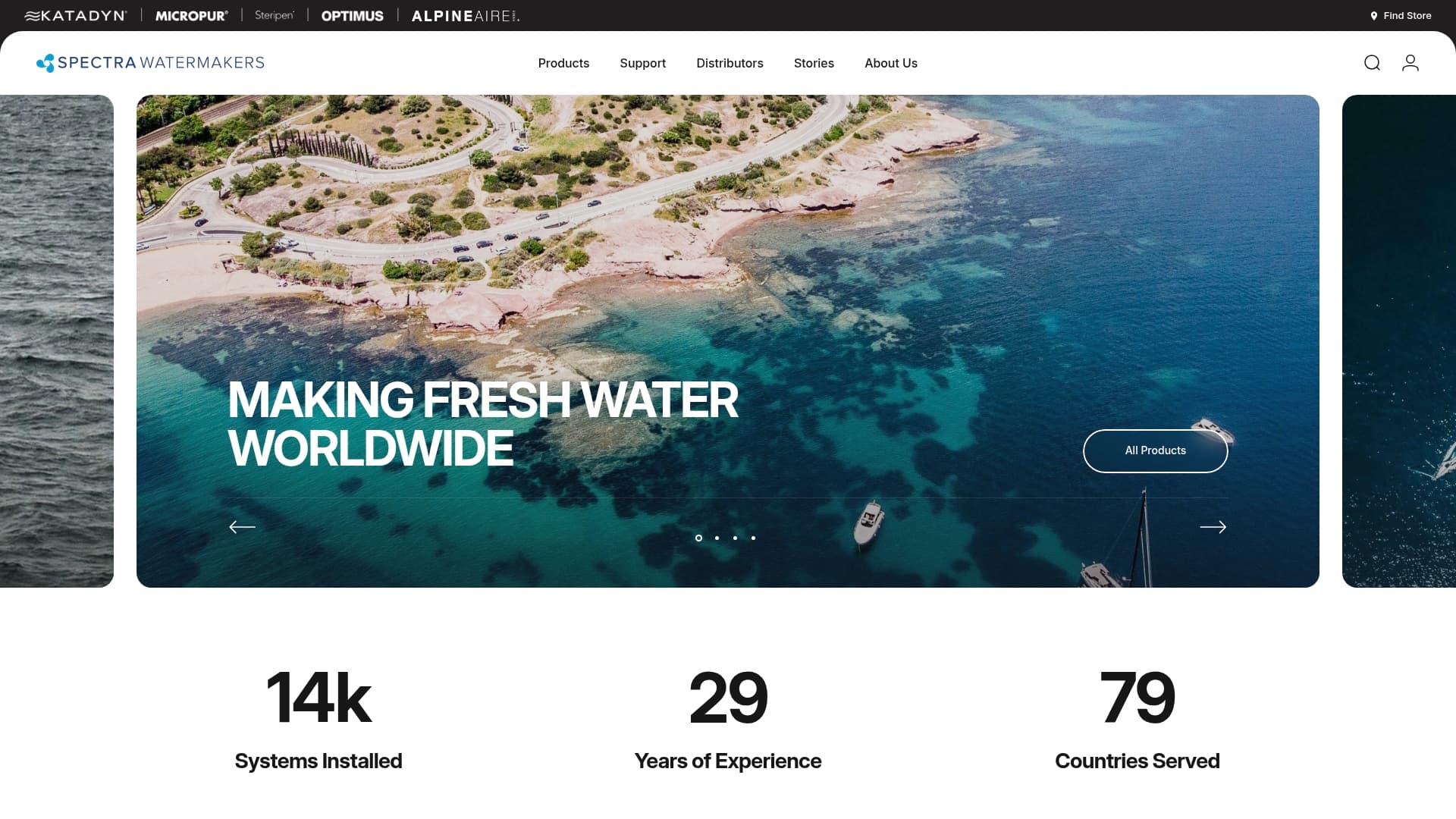 Spectra Watermaker website