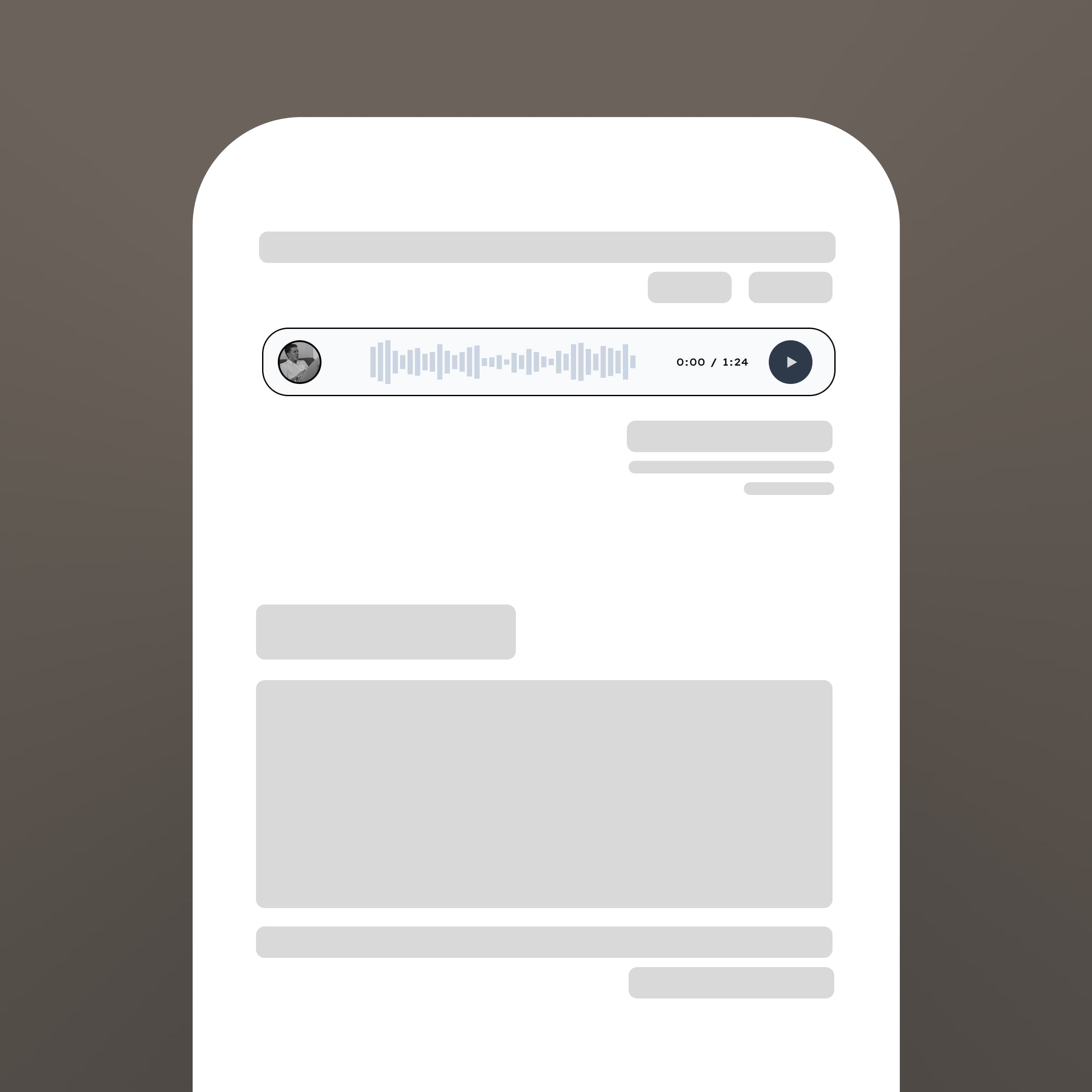 Audio Message: Connect Through Voice – Embed custom audio players for brand messages, product guides, or founder storie