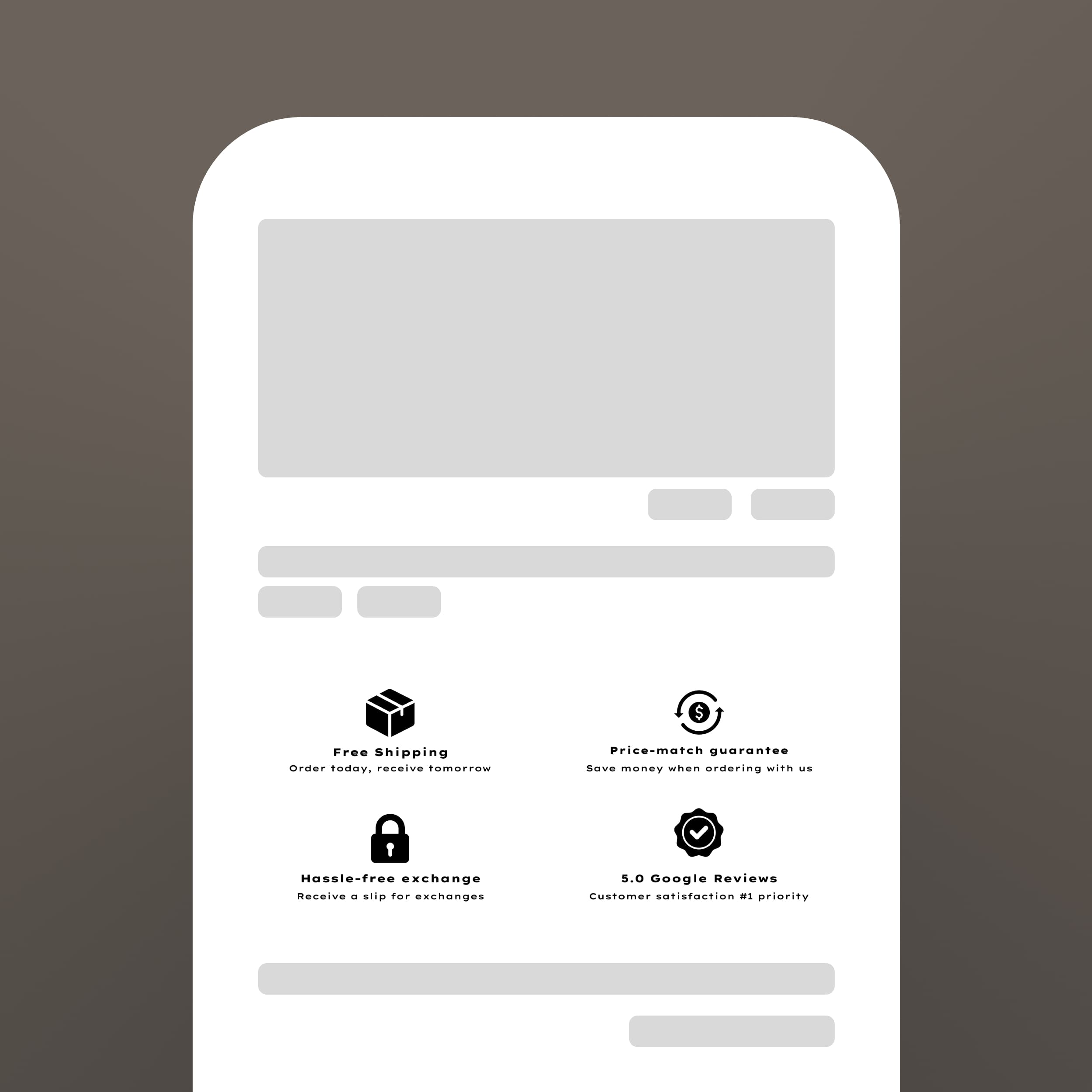 Feature Section: Present Benefits That Matter – Display product features with icons in clean, minimal layouts that convert